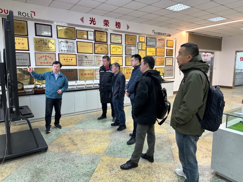 南京眾彩供應鏈管理有限公司一行蒞臨朝陽農產品大市場參觀考察